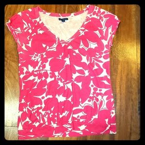 • AE • Pink Floral Top •